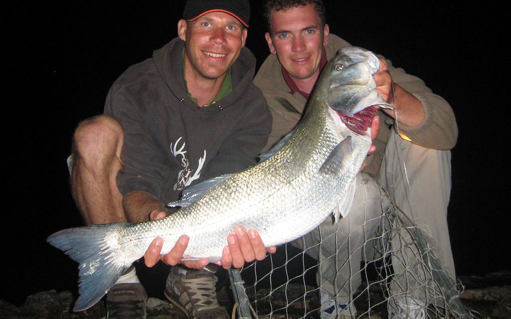 Bar de 7,4 kg pris par Guillaume du bord en 2007