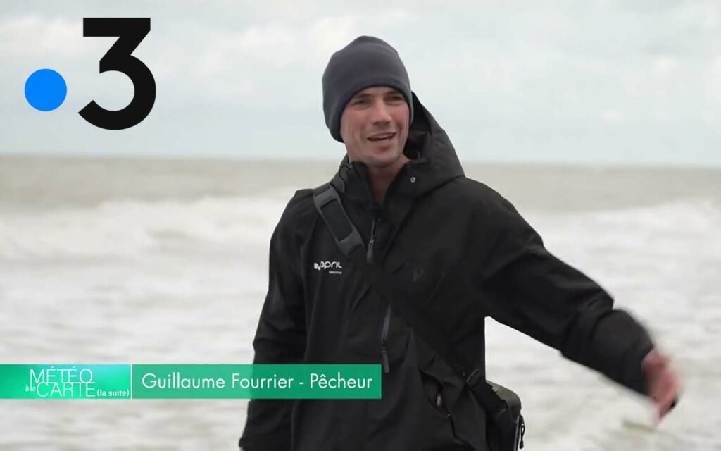 France 3 pêche sur la côte d'Albâtre en Normandie