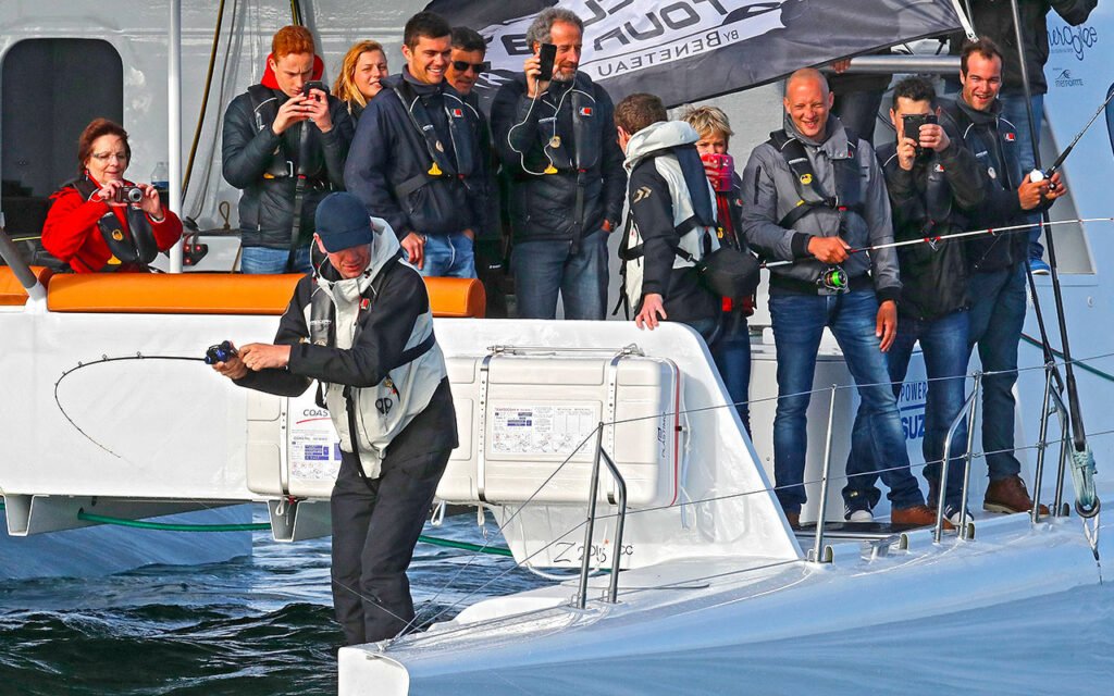 Pêche sur le bateau de Michel Desjoyeaux
