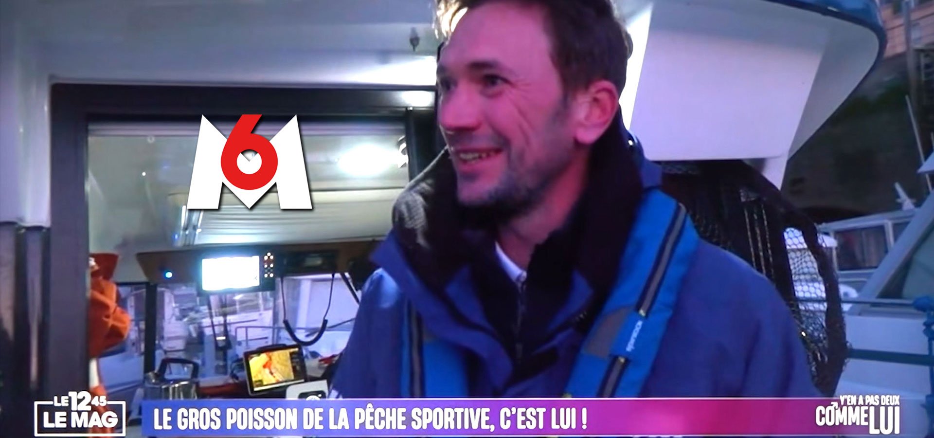 Reportage en mer sur M6 avec Guillaume