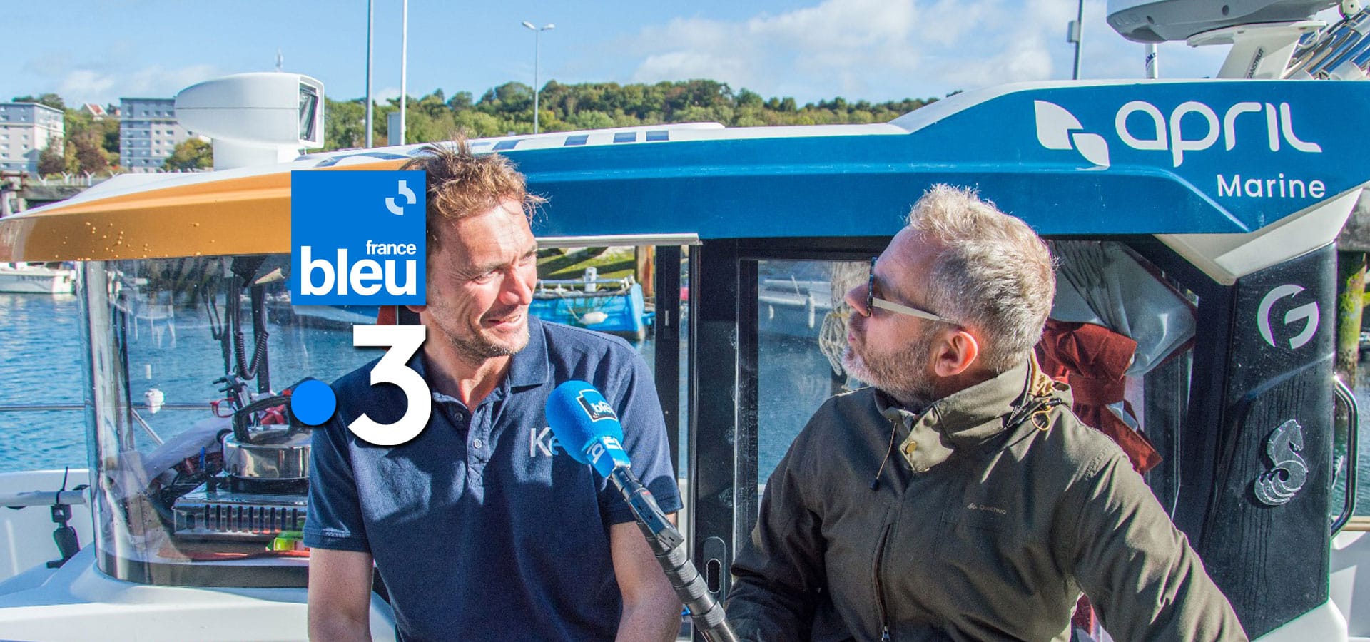 Guillaume explique sa passion de la pêche en mer sur France Bleu et France 3
