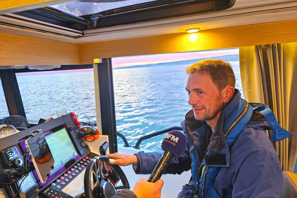 Départ au lever du jour pour une pêche au large avec BFM TV