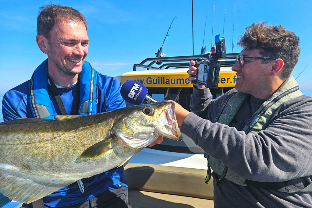 Guillaume Fourrier est guide de pêche et propose le lieu jaune